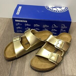 Sandal Birkenstock Arizona style Gold